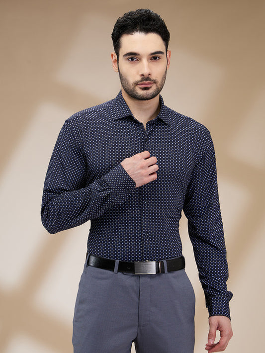 Park Avenue Blue Formal Shirt