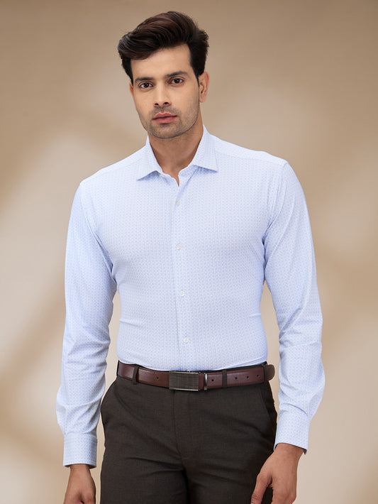 Park Avenue Blue Formal Shirt