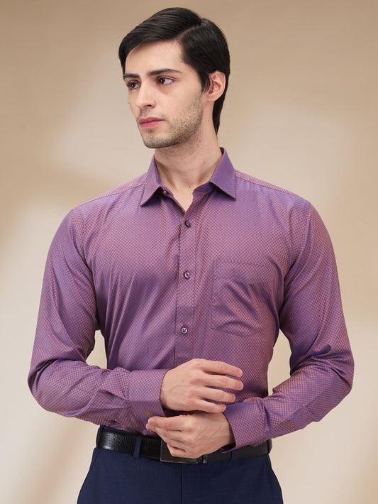 Park Avenue Purple Formal Shirt