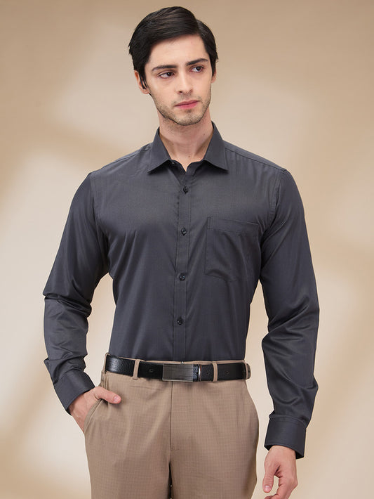 Park Avenue Grey Formal Shirt