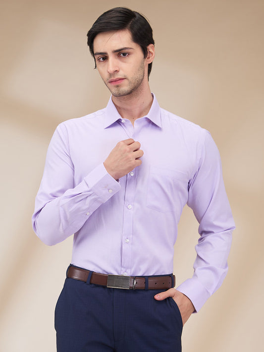 Park Avenue Purple Formal Shirt