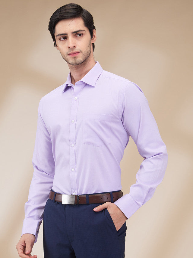 Park Avenue Purple Formal Shirt