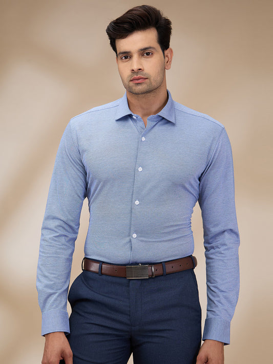 Park Avenue Blue Formal Shirt