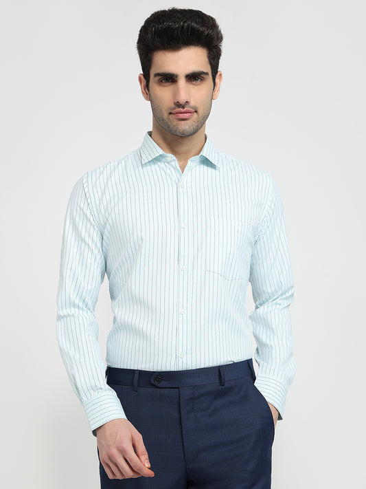 Park Avenue Blue Formal Shirt