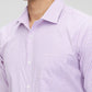 Park Avenue Purple Checks Slim Fit Full Sleeve Cotton Blend Shirt