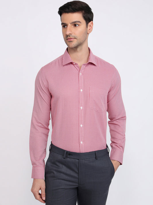 Park Avenue Red Formal Shirt