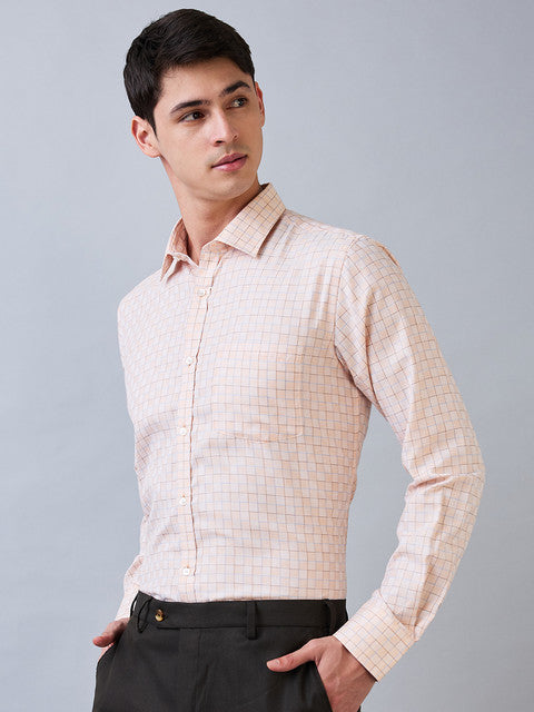 Park Avenue Orange Formal Shirt 