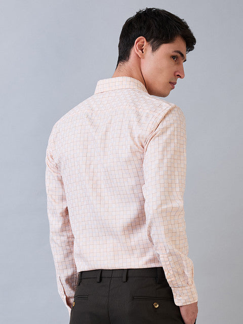 Park Avenue Orange Formal Shirt 