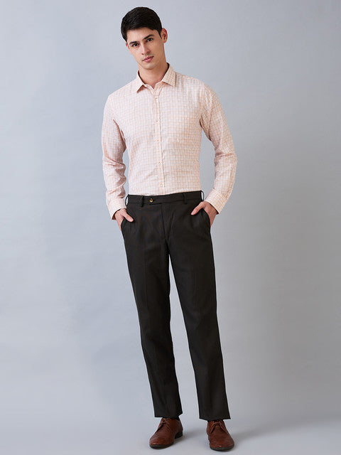Park Avenue Orange Formal Shirt 
