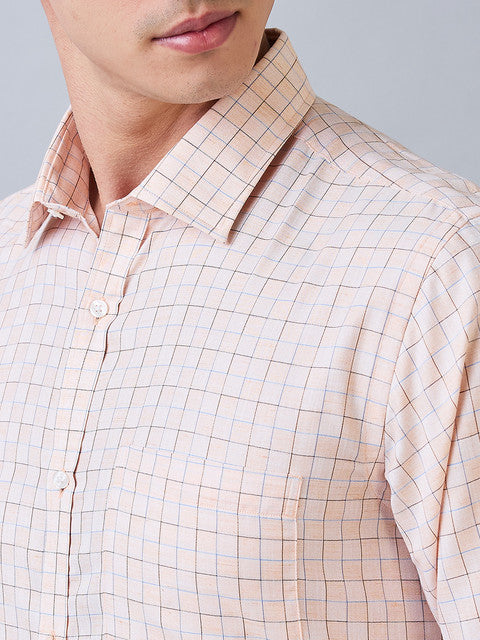 Park Avenue Orange Formal Shirt 