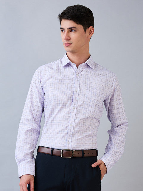 Park Avenue Purple Formal Shirt 