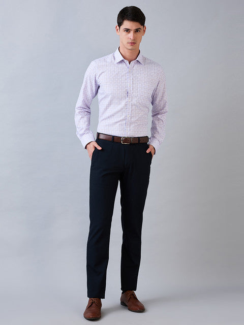 Park Avenue Purple Formal Shirt 
