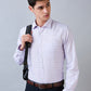 Park Avenue Men Purple Slim Fit Checks Formal Shirt