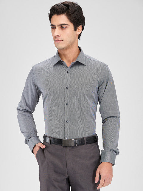 Park Avenue Grey Formal Shirt