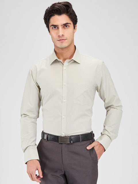 Park Avenue Green Formal Shirt