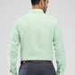 Park Avenue Men Green Slim Fit Structure Formal Shirt