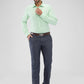 Park Avenue Men Green Slim Fit Structure Formal Shirt