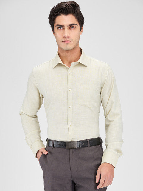 Park Avenue Khaki Formal Shirt