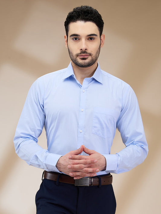 Park Avenue Blue Formal Shirt