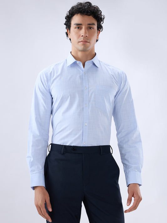 Park Avenue Blue Formal Shirt