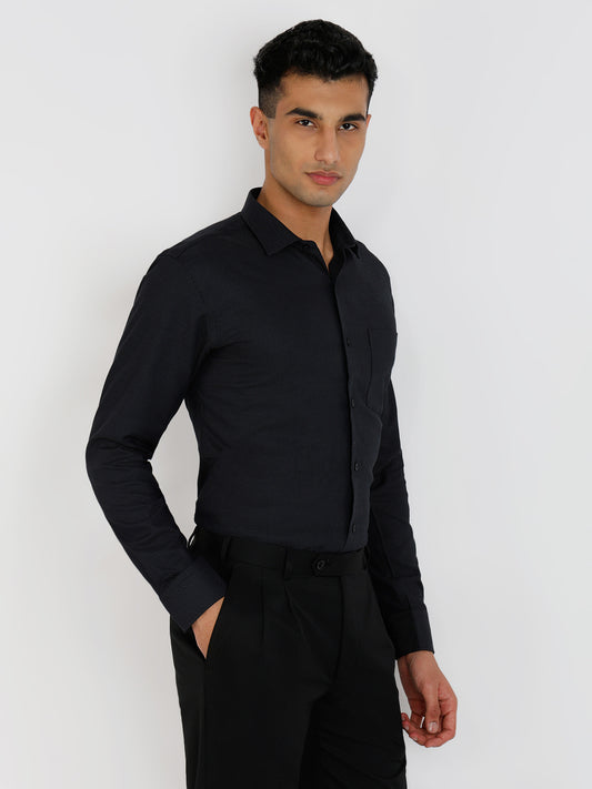 Park Avenue Black Formal Shirt