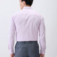 Park Avenue Men Purple Checks Slim Fit Cotton Formal Shirt