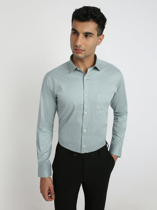 Park Avenue Grey Formal Shirt