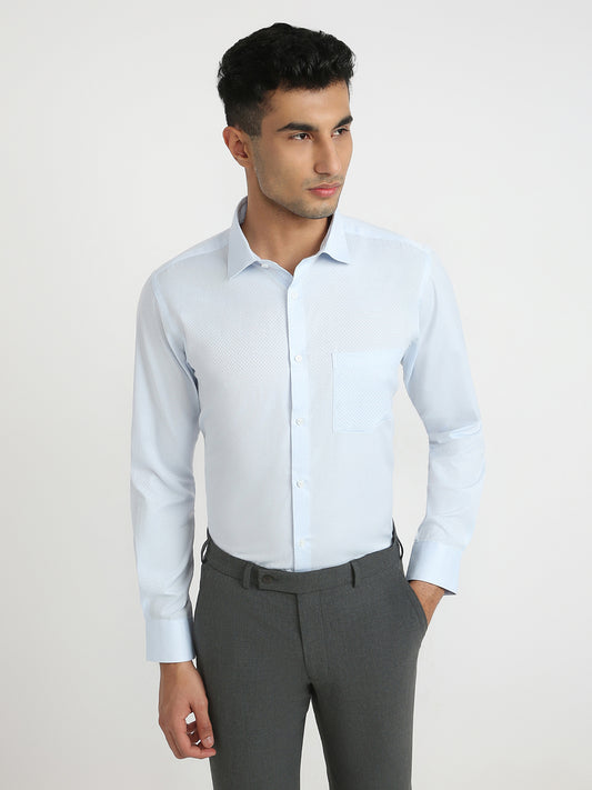 Park Avenue Blue Formal Shirt