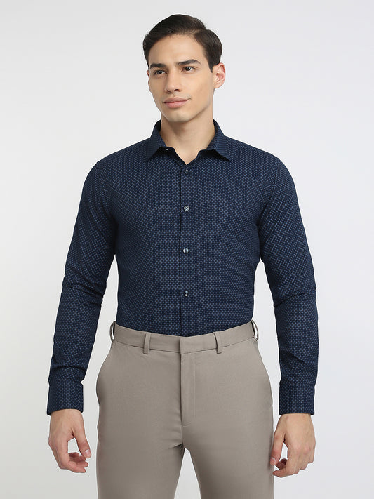 Park Avenue Blue Formal Shirt