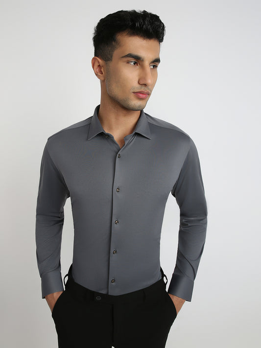 Park Avenue Grey Formal Shirt