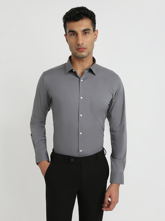 Park Avenue Grey Formal Shirt