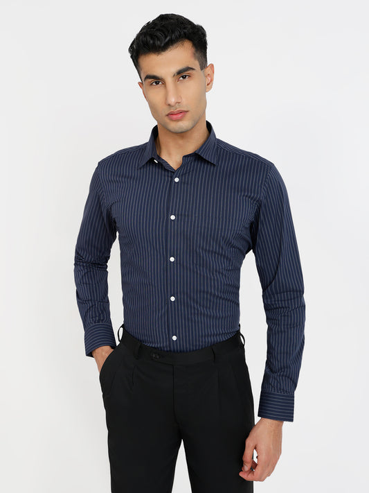 Park Avenue Blue Formal Shirt