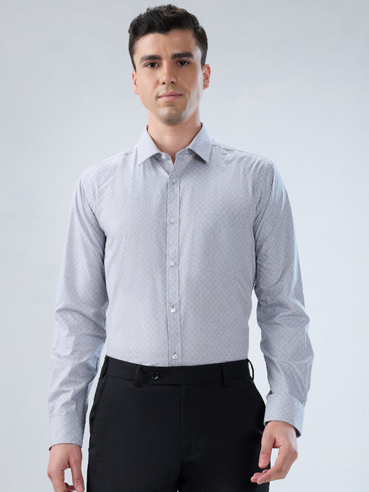 Park Avenue Grey Formal Shirt
