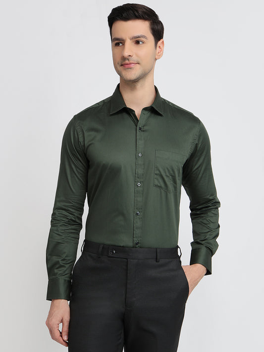 Park Avenue Green Shirt