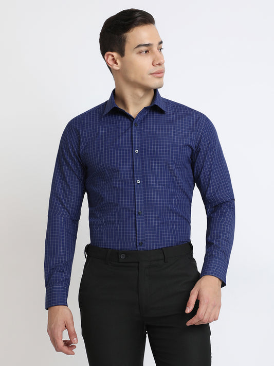 Park Avenue Blue Formal Shirt