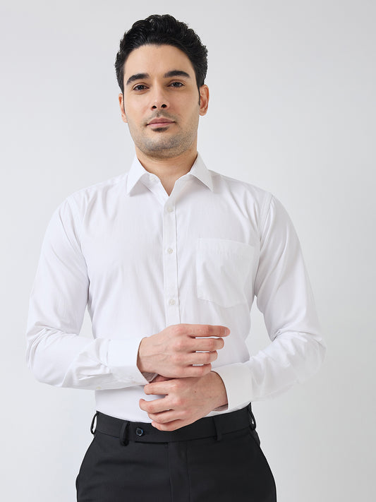 Park Avenue White Formal Shirt