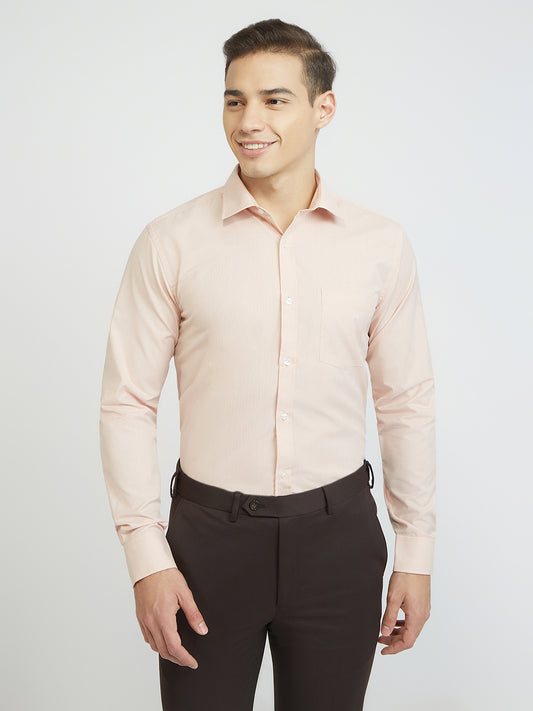 Park Avenue Orange Formal Shirt