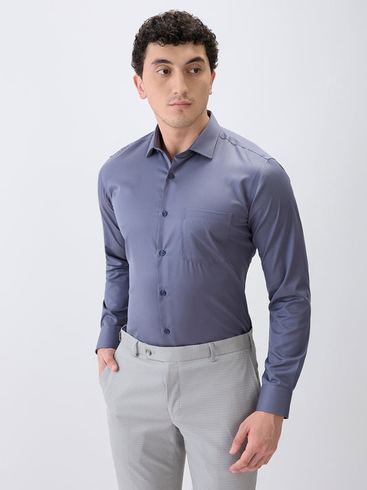 Park Avenue Grey Formal Shirt 