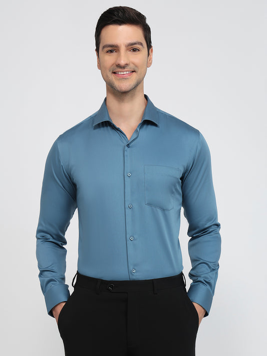 Park Avenue Blue Formal Shirt