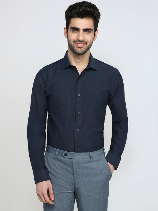 Park Avenue Blue Formal Shirt 