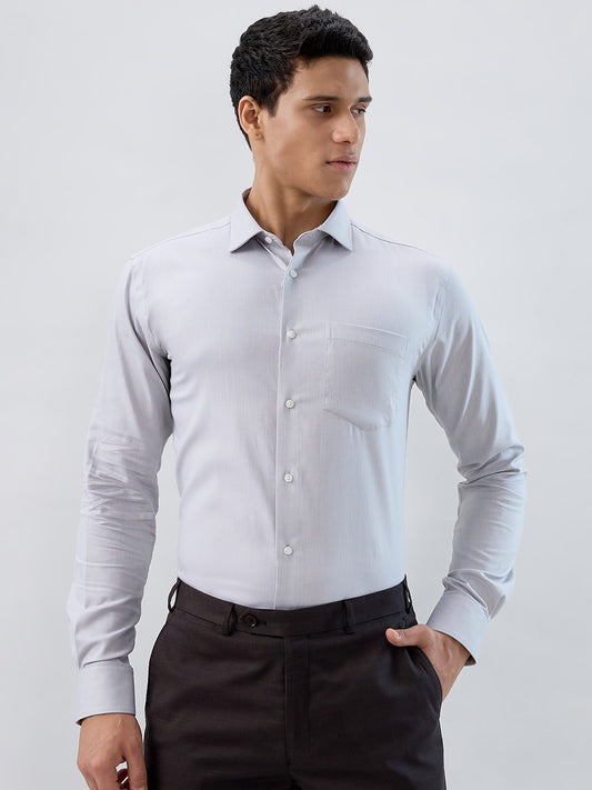 Park Avenue Grey Formal Shirt