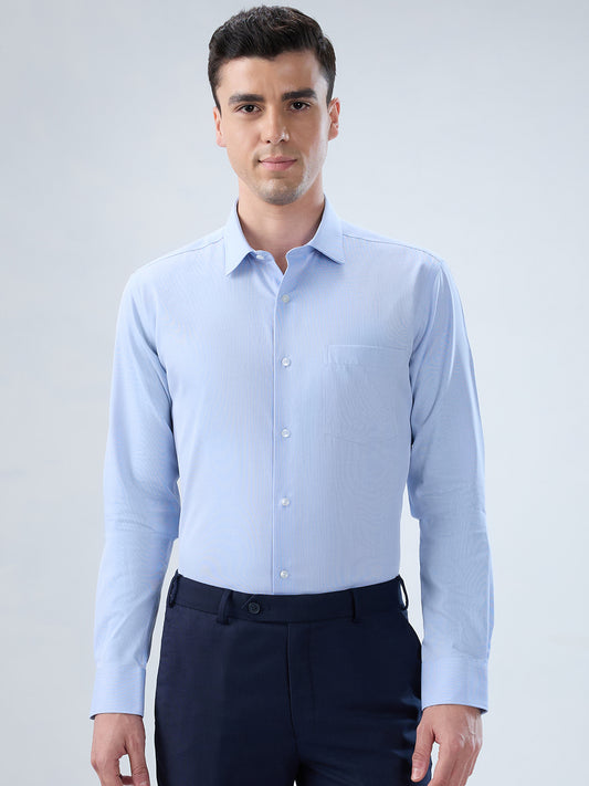 Park Avenue Blue Formal Shirt