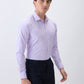Park Avenue Men Purple Checks Slim Fit Cotton Blend Formal Shirt