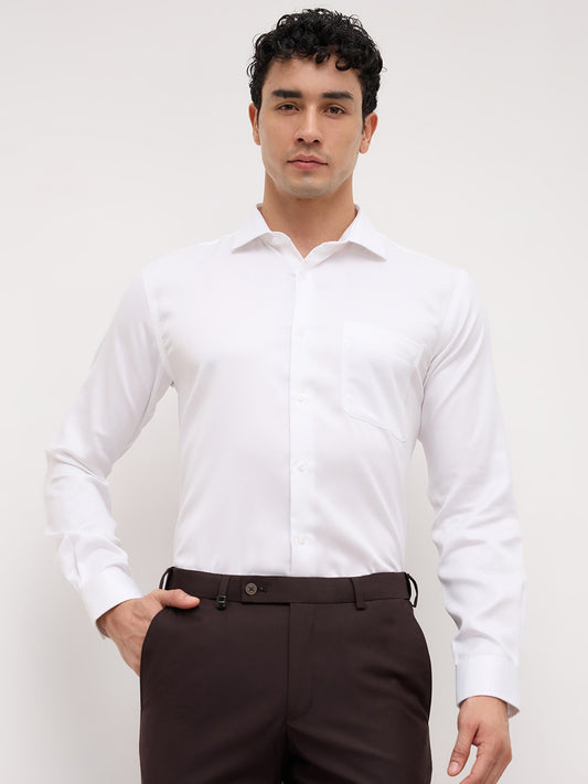 Park Avenue White Formal Shirt