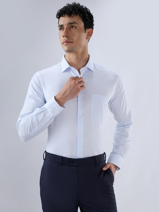 Park Avenue Blue Formal Shirt