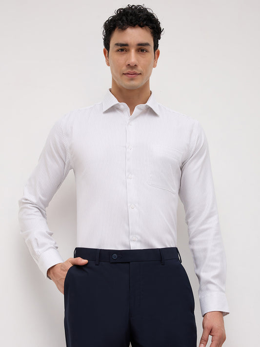Park Avenue Grey Formal Shirt