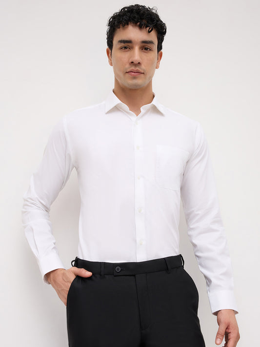 Park Avenue White Formal Shirt