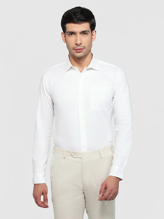 Park Avenue White Formal Shirt