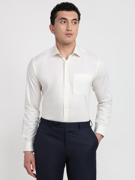 Park Avenue Yellow Formal Shirt