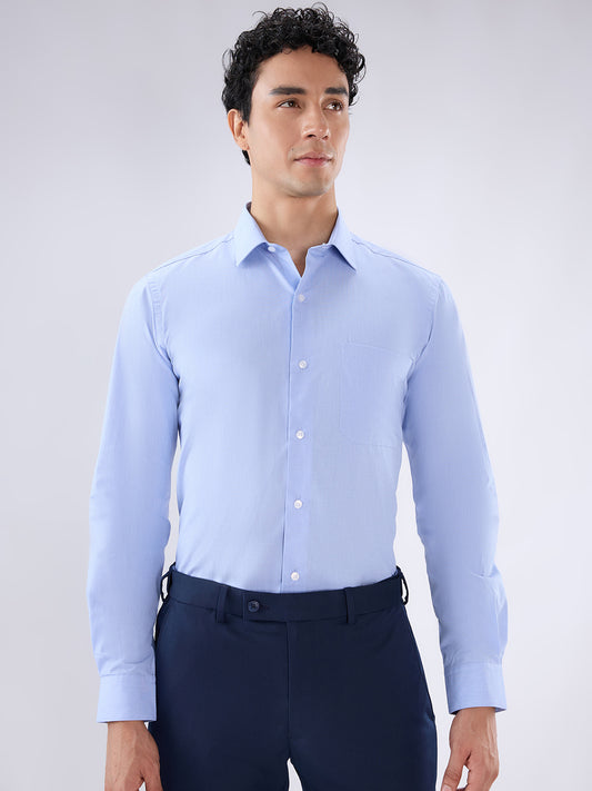 Park Avenue Blue Formal Shirt